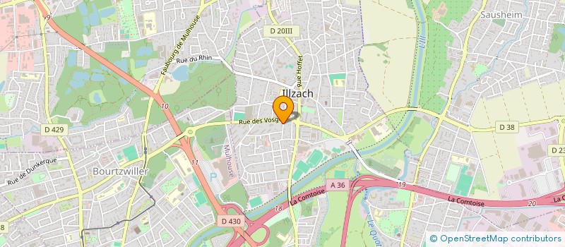 localisation de l'entreprise MONSIEUR NOEL LUDWIG  ILLZACH