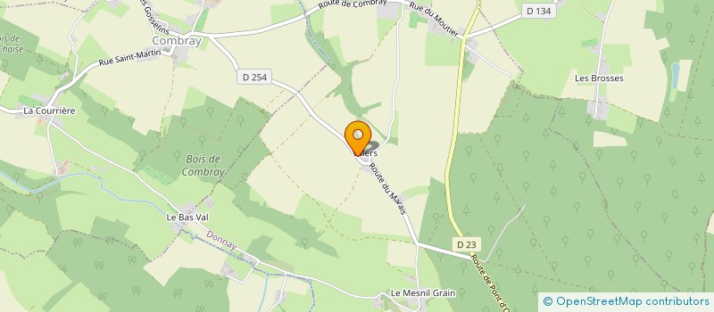 localisation de l'entreprise MONSIEUR NOEL MADELAINE  DONNAY