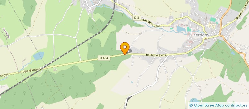 localisation de l'entreprise MONSIEUR NOEL MANGIN  XERTIGNY