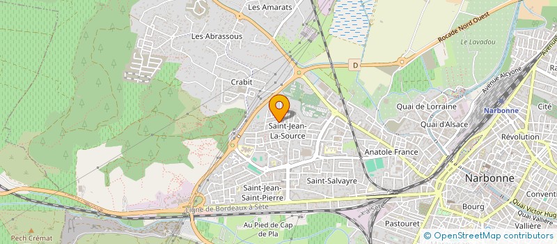 localisation de l'entreprise MONSIEUR NOEL MANZON à NARBONNE
