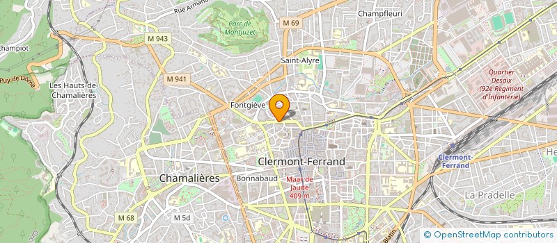 localisation de l'entreprise MONSIEUR NOEL MARCOT  CLERMONT-FERRAND