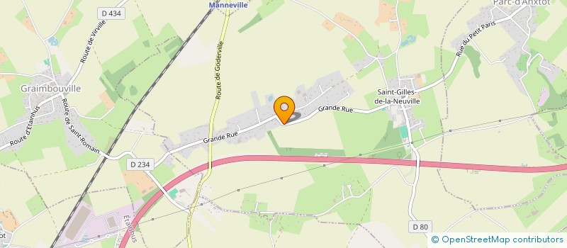 localisation de l'entreprise MONSIEUR NOEL MARCOTTE  SAINT-GILLES-DE-LA-NEUVILLE