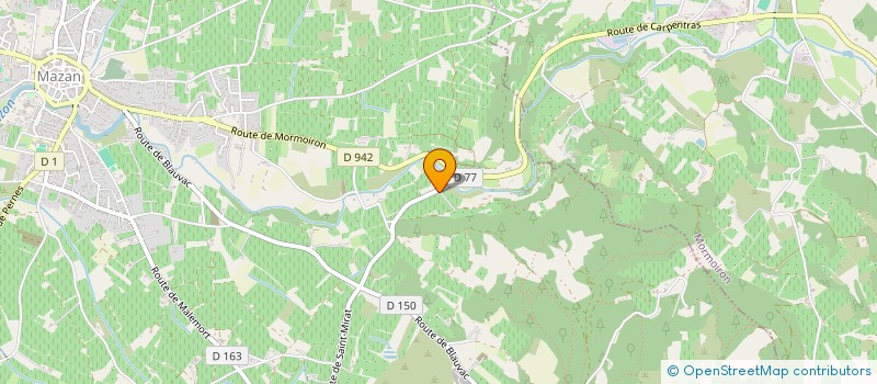 localisation de l'entreprise MONSIEUR NOEL MARTINEZ  MAZAN