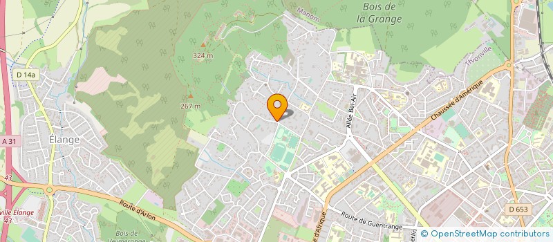 localisation de l'entreprise MONSIEUR NOEL MATHELET  THIONVILLE