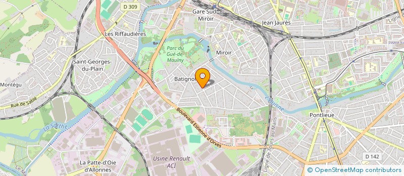 localisation de l'entreprise MONSIEUR NOEL MAXIMILIEN HAZEBROUCQ  LE MANS