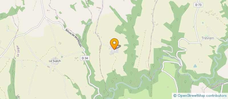 localisation de l'entreprise MONSIEUR NOEL MERCADIER  MONESTIES