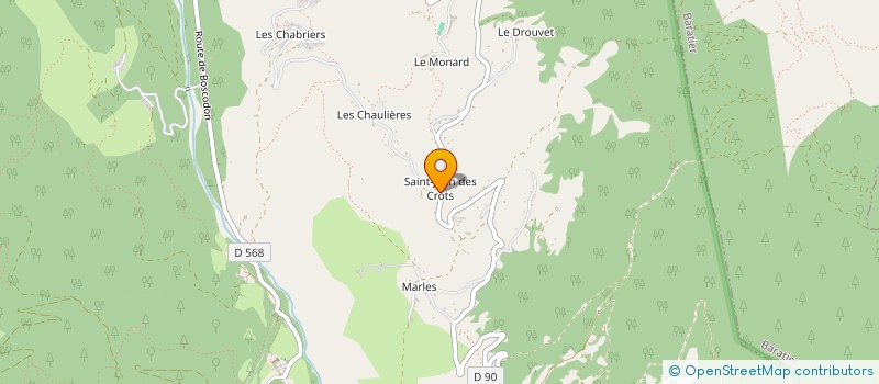 localisation de l'entreprise MONSIEUR NOEL MERLI  CROTS