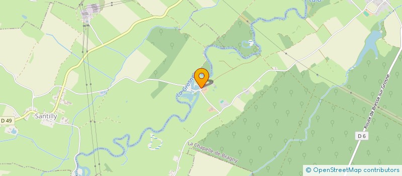 localisation de l'entreprise MONSIEUR NOEL MEUNIER  LA CHAPELLE-DE-BRAGNY