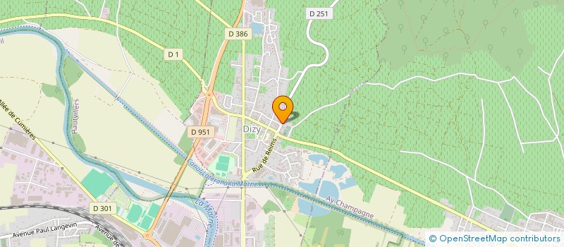 localisation de l'entreprise MONSIEUR NOEL MICHEL  DIZY