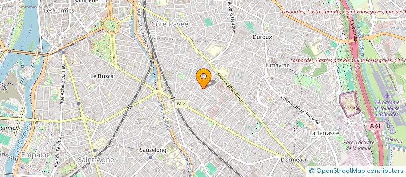 localisation de l'entreprise MONSIEUR NOEL MIEGEMOLLE  TOULOUSE