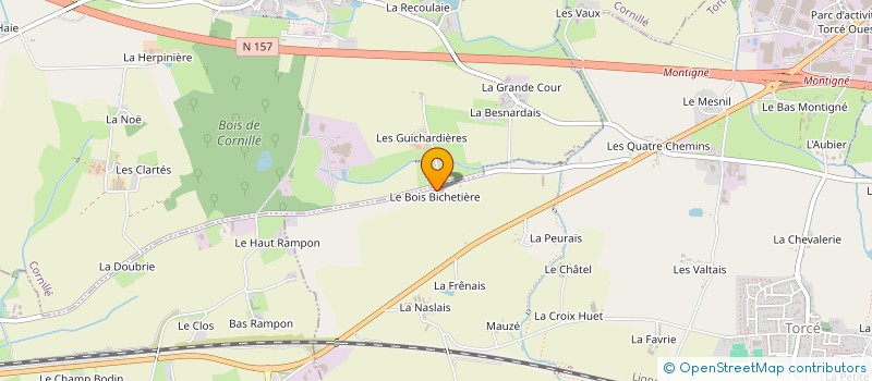 localisation de l'entreprise MONSIEUR NOEL MONNERIE  TORCE