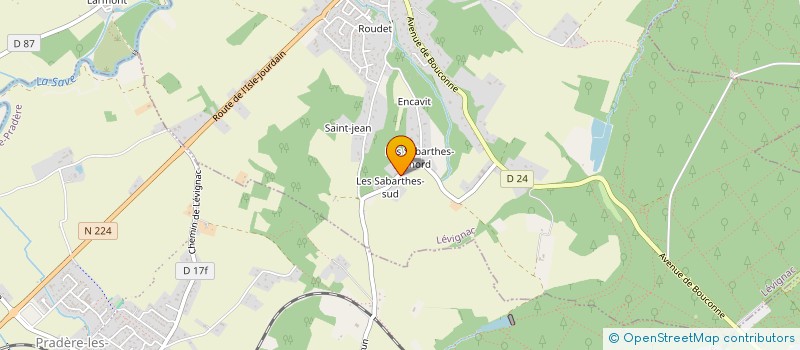 localisation de l'entreprise MONSIEUR NOEL PASA  LEVIGNAC