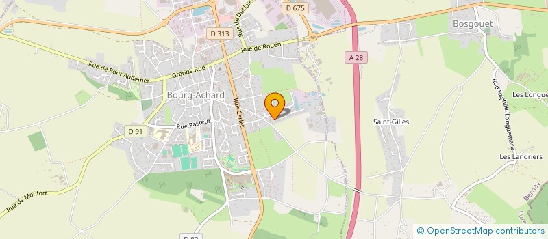 localisation de l'entreprise MONSIEUR NOEL PETREL  BOURG-ACHARD