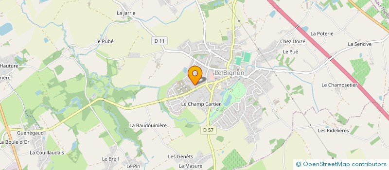 localisation de l'entreprise MONSIEUR NOEL PHILIPPE  LE BIGNON