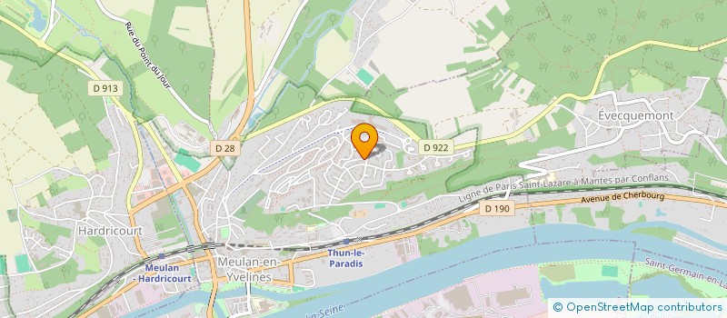 localisation de l'entreprise MONSIEUR NOEL PIROLLI à MEULAN-EN-YVELINES