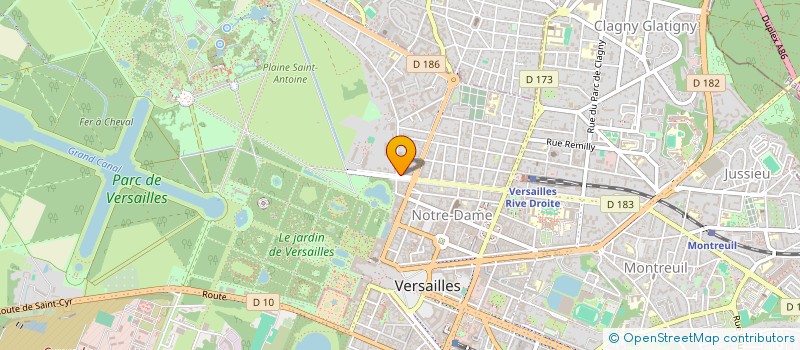 localisation de l'entreprise MONSIEUR NOEL POIRIEL à VERSAILLES