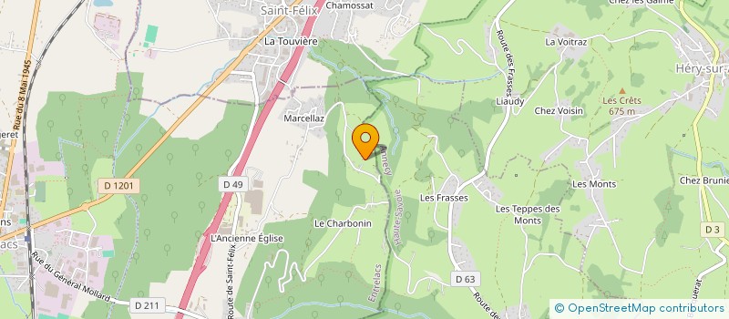 localisation de l'entreprise MONSIEUR NOEL PORTIER à ENTRELACS