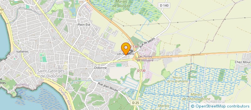 localisation de l'entreprise MONSIEUR NOEL PORTIER  SAINT-GEORGES-DE-DIDONNE