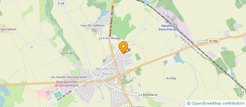 localisation de l'entreprise MONSIEUR NOEL POUGNON  NEUILLE-PONT-PIERRE