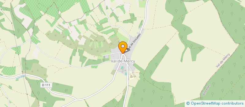 localisation de l'entreprise MONSIEUR NOEL POULIN  VAL-DE-MERCY