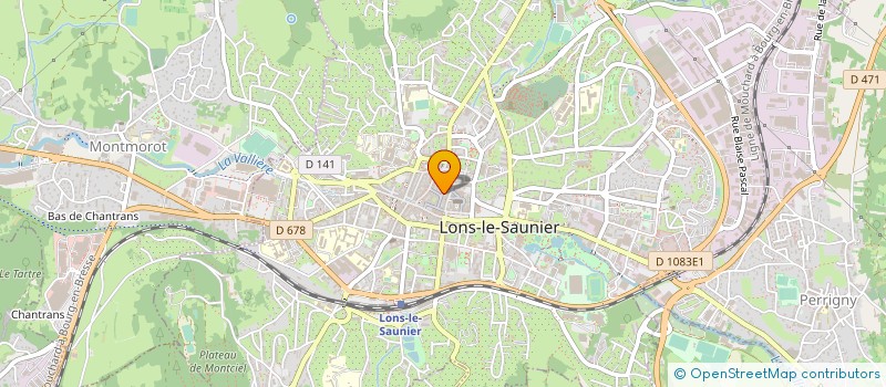 localisation de l'entreprise MONSIEUR NOEL PRUDENT  LONS-LE-SAUNIER