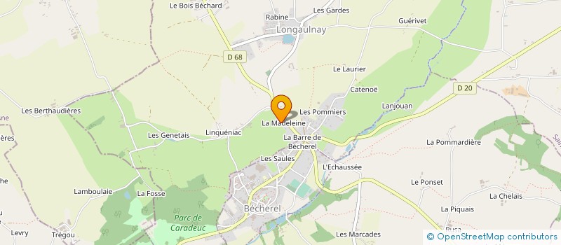 localisation de l'entreprise MONSIEUR NOEL PRUNIER à TINTENIAC