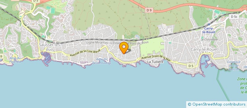 localisation de l'entreprise MONSIEUR NOEL QUESSADA  SAUSSET-LES-PINS