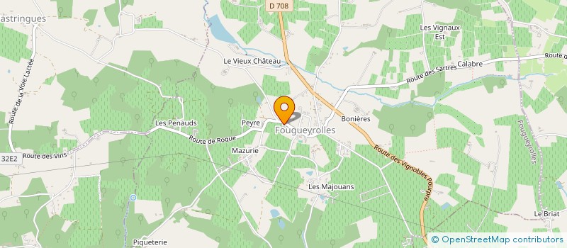 localisation de l'entreprise MONSIEUR NOEL RAFFIN à FOUGUEYROLLES