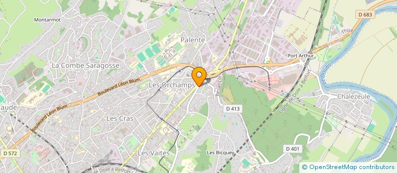 localisation de l'entreprise MONSIEUR NOEL REGAZZONI à BESANCON