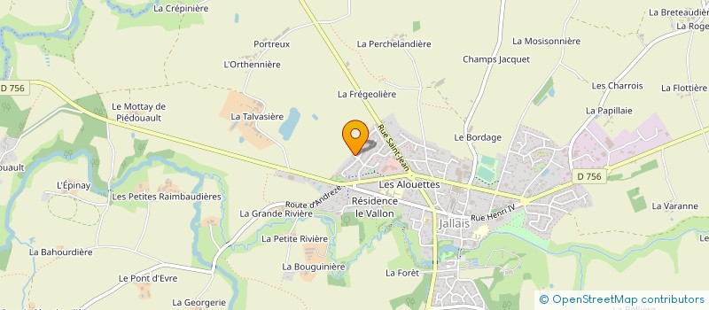 localisation de l'entreprise MONSIEUR NOEL RETHORE à MONTREVAULT-SUR-EVRE