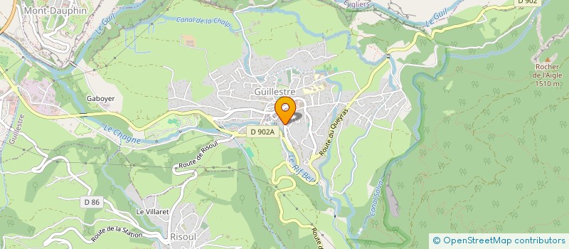 localisation de l'entreprise MONSIEUR NOEL RIBET  GUILLESTRE