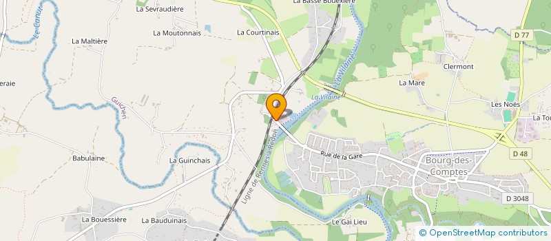 localisation de l'entreprise MONSIEUR NOEL RICHEBRACQUE  GUICHEN