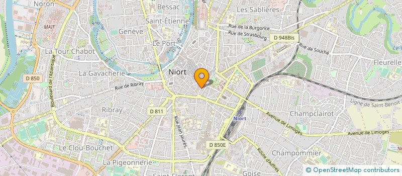 localisation de l'entreprise MONSIEUR NOEL RIMBAUD à NIORT