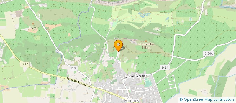 localisation de l'entreprise MONSIEUR NOEL RIVIERA  MOURIES