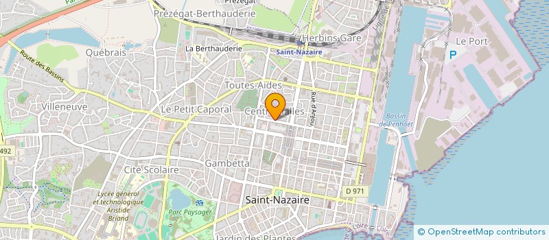 localisation de l'entreprise MONSIEUR NOEL ROBIN à SAINT-NAZAIRE