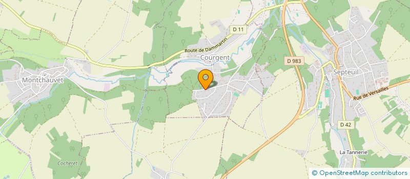 localisation de l'entreprise MONSIEUR NOEL ROCHER  COURGENT