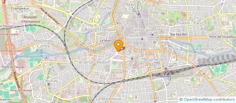 localisation de l'entreprise MONSIEUR NOEL ROFFI  RENNES