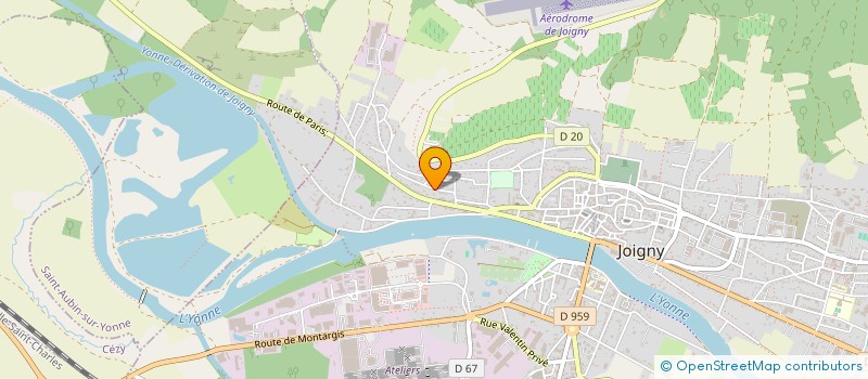 localisation de l'entreprise MONSIEUR NOEL ROFIQUE à JOIGNY