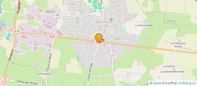 localisation de l'entreprise MONSIEUR NOEL ROUSSEAU BARRE  BONCHAMP-LES-LAVAL