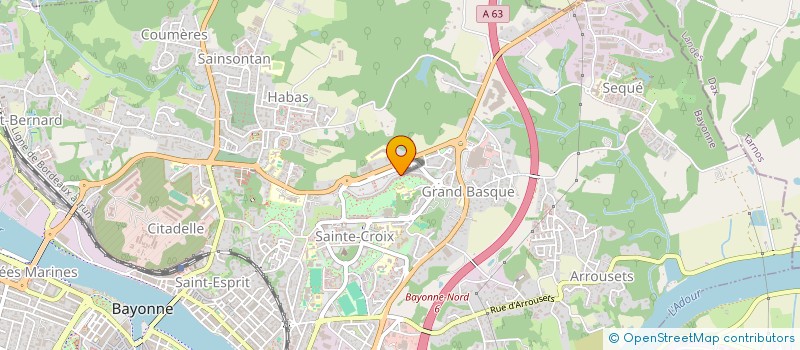 localisation de l'entreprise MONSIEUR NOEL SAINTE ROSE à BAYONNE