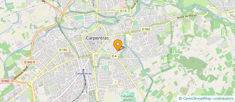 localisation de l'entreprise MONSIEUR NOEL SASTRE  CARPENTRAS