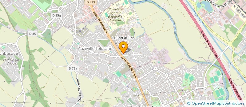 localisation de l'entreprise MONSIEUR NOEL SERIEYS  AUZEVILLE-TOLOSANE