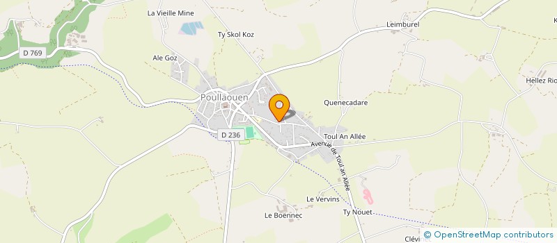 localisation de l'entreprise MONSIEUR NOEL SIMON à POULLAOUEN