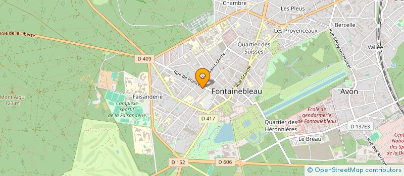 localisation de l'entreprise MONSIEUR NOEL SOURDILLE à FONTAINEBLEAU