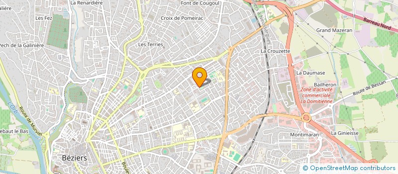 localisation de l'entreprise MONSIEUR NOEL SUAREZ  BEZIERS