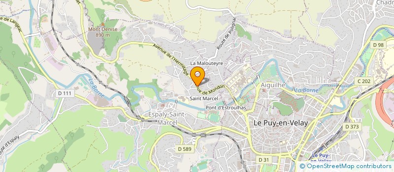 localisation de l'entreprise MONSIEUR NOEL TERRASSE  ESPALY-SAINT-MARCEL