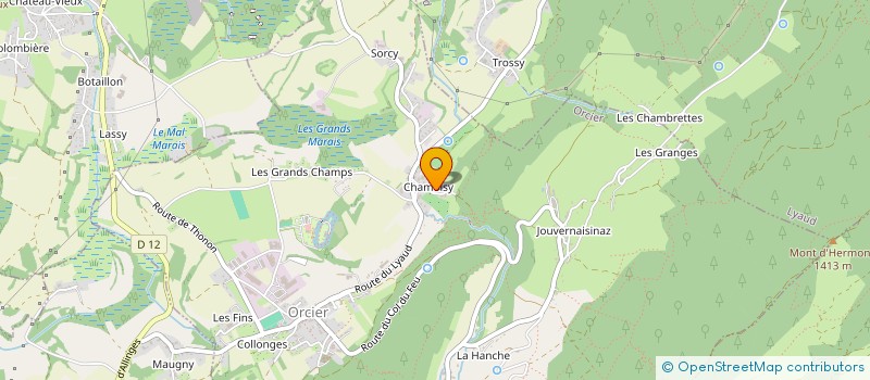 localisation de l'entreprise MONSIEUR NOEL TOURNIER  ORCIER