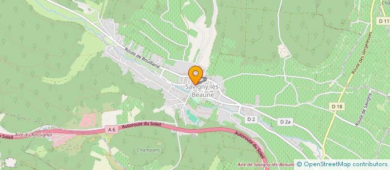 localisation de l'entreprise MONSIEUR NOEL VALENTIN  SAVIGNY-LES-BEAUNE