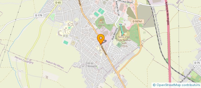 localisation de l'entreprise MONSIEUR NOEL VERBRUGGE  NUX-LES-MINES