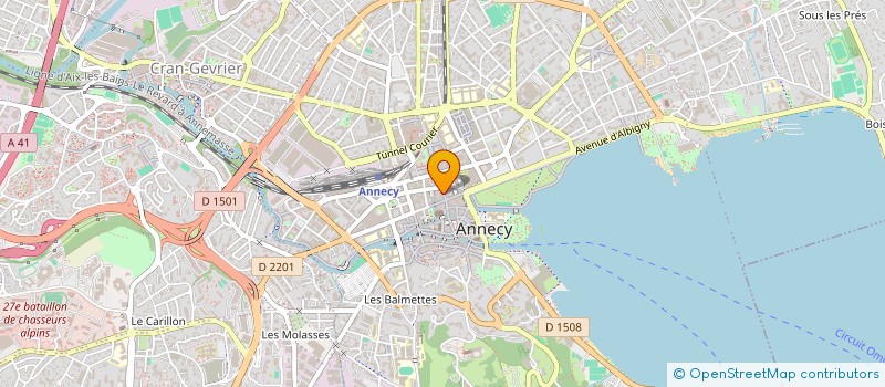 localisation de l'entreprise MONSIEUR NOEL VEYRAT à ANNECY